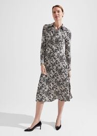 Sacha Dress, Black Cream, hi-res