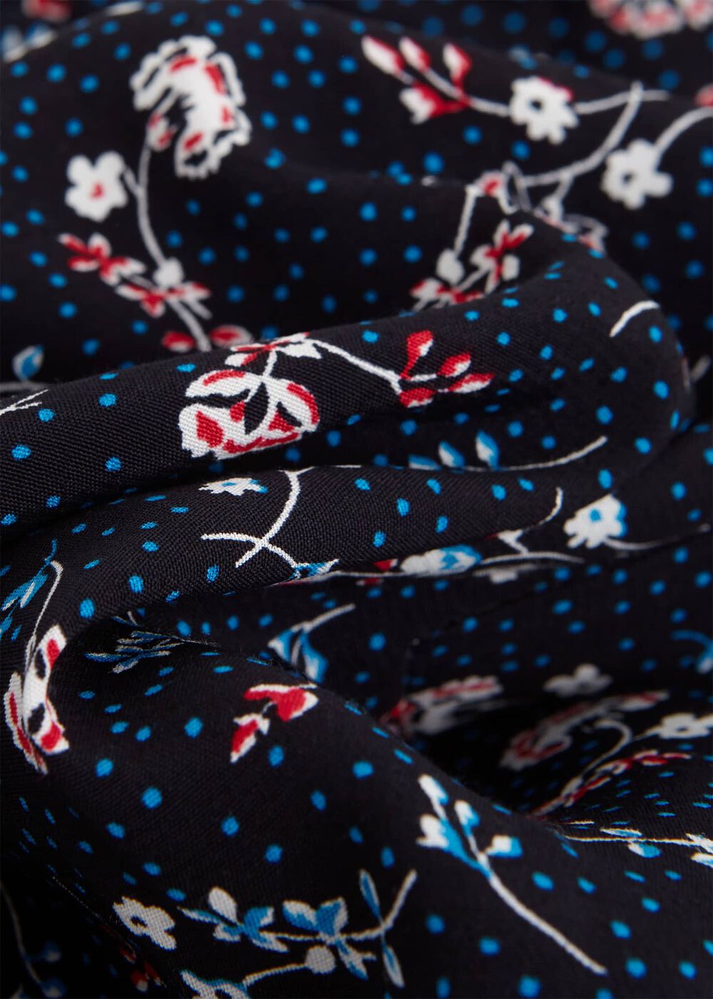 Carine Blouse, Navy Multi, hi-res