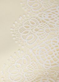 Valentina Lace Shift Dress, Pale Yellow, hi-res