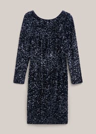 Sawyer Sequin Dress, Midnight Navy, hi-res