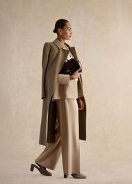 Ashleen Wide Leg Trousers, Neutral, hi-res