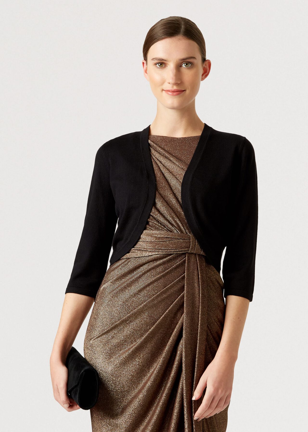 Carrie Bolero, Black, hi-res