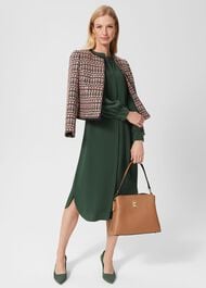 Rue Dress, Rich Sage Green, hi-res