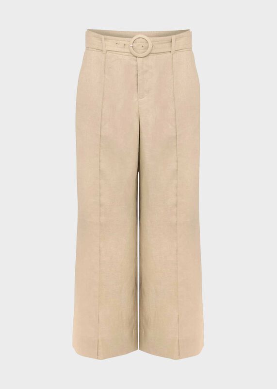 Kiera Linen Belted Trousers