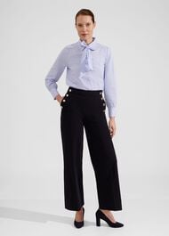 Laurie Shirt, Blue Ivory, hi-res