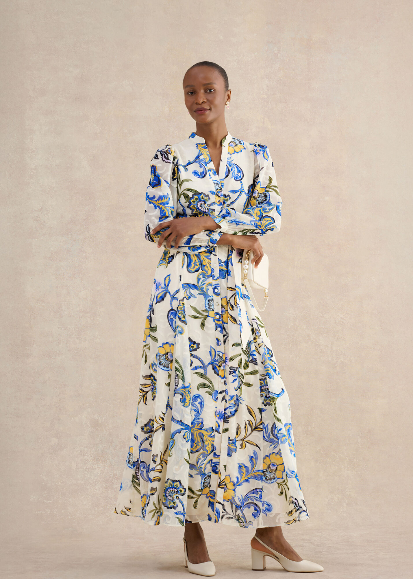 Shanice Paisley Maxi Dress | Hobbs US |