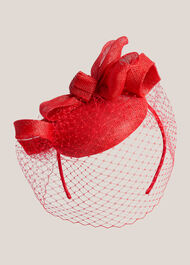 Adalyn Fascinator, Calendula Red, hi-res