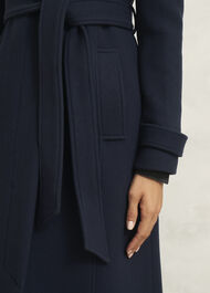 Petite Celeste Coat, Navy, hi-res