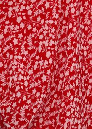 Rosie Floral Top, Rasp Red Ivory, hi-res