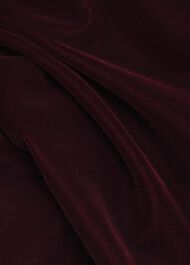 Velvet Marciella Dress, Wine Red, hi-res