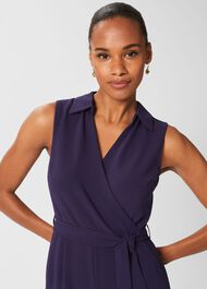 Elisa Jumpsuit, Bright Navy, hi-res