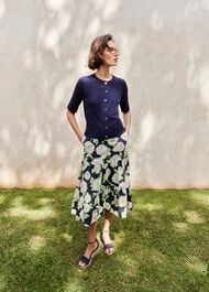 Dorothea Skirt, Navy Multi, hi-res
