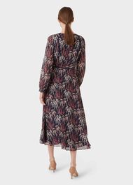 Eden Floral Tea Dress, Midnight Rose, hi-res