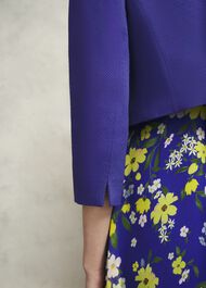 Elize Textured Jacket, Allium Blue, hi-res