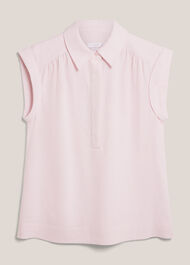 Dahlia Linen Shirt, Wisteria Pink, hi-res