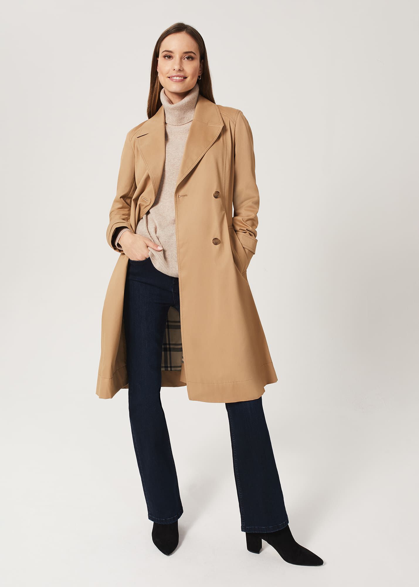 Hobbs trench coat sale hotsell