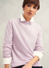 Indah Jumper With Cashmere, Dusted Pink, hi-res
