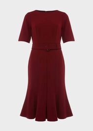 Bria Dress, Merlot, hi-res