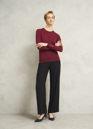 Penny Merino Jumper, Beryl Red, hi-res
