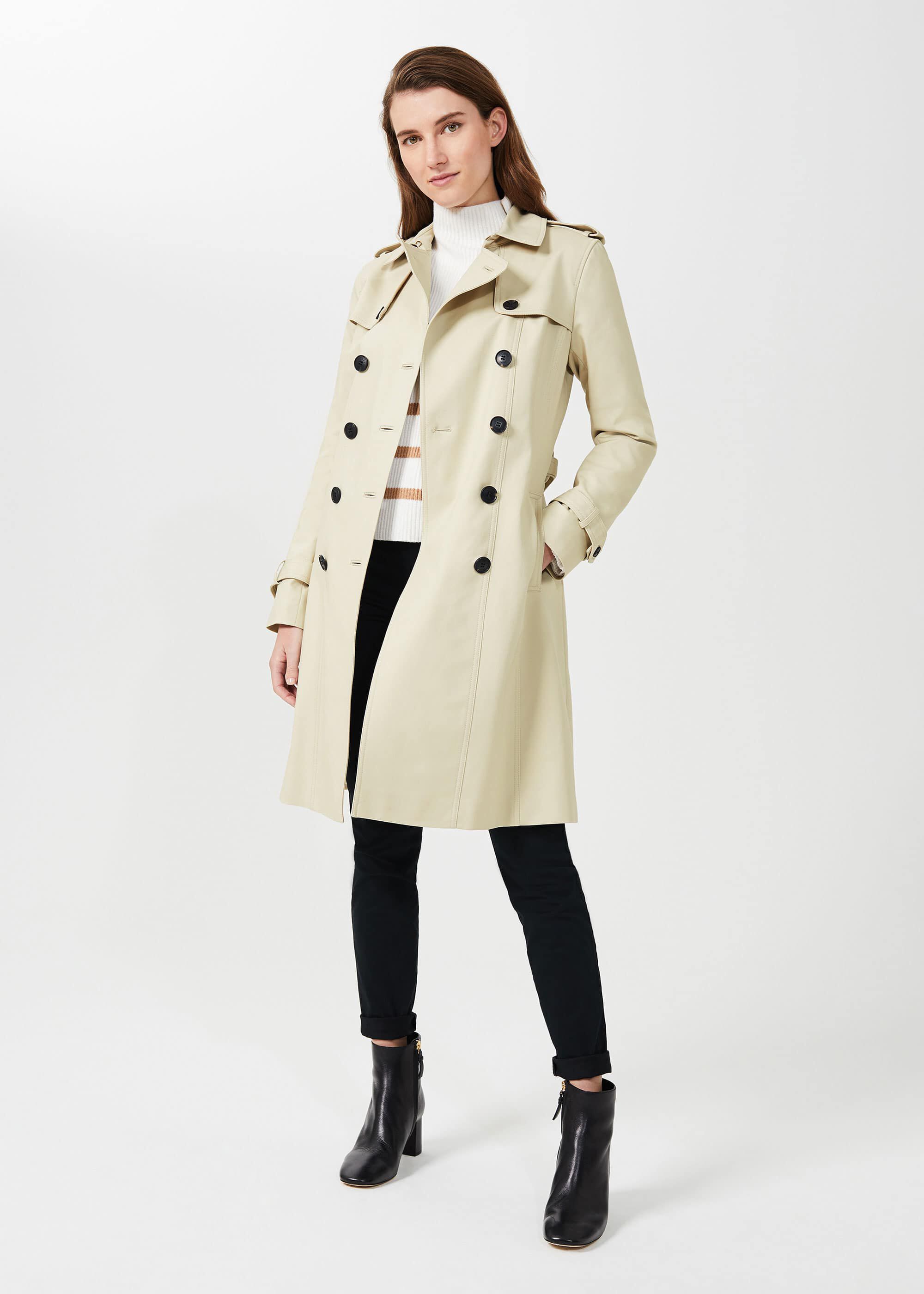 Hobbs trench coat top