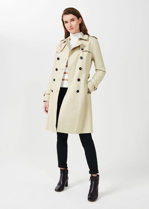 Saskia Water Resistant Trench Coat