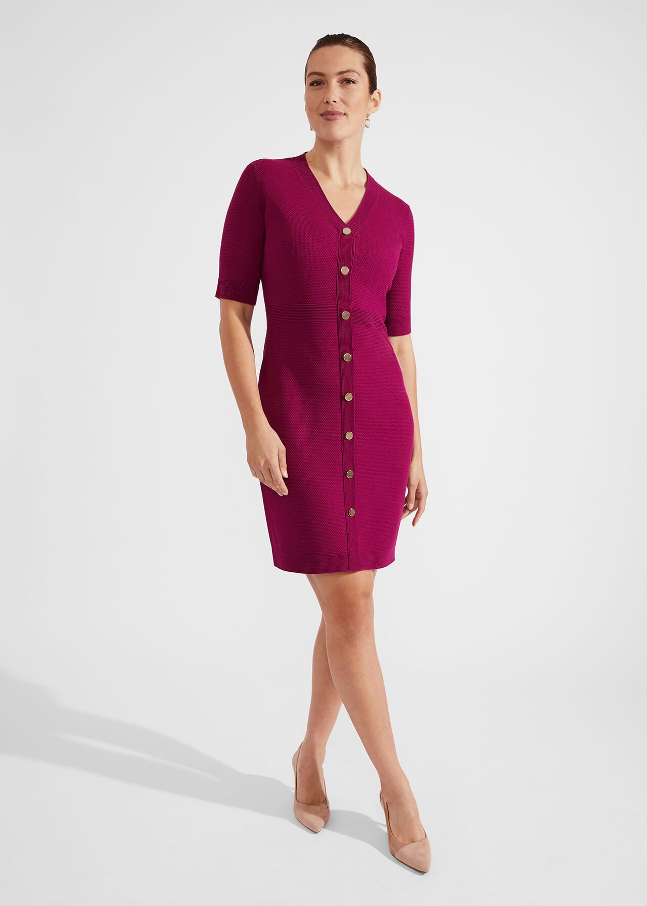 Marianne Dress, Bramble Purple, hi-res