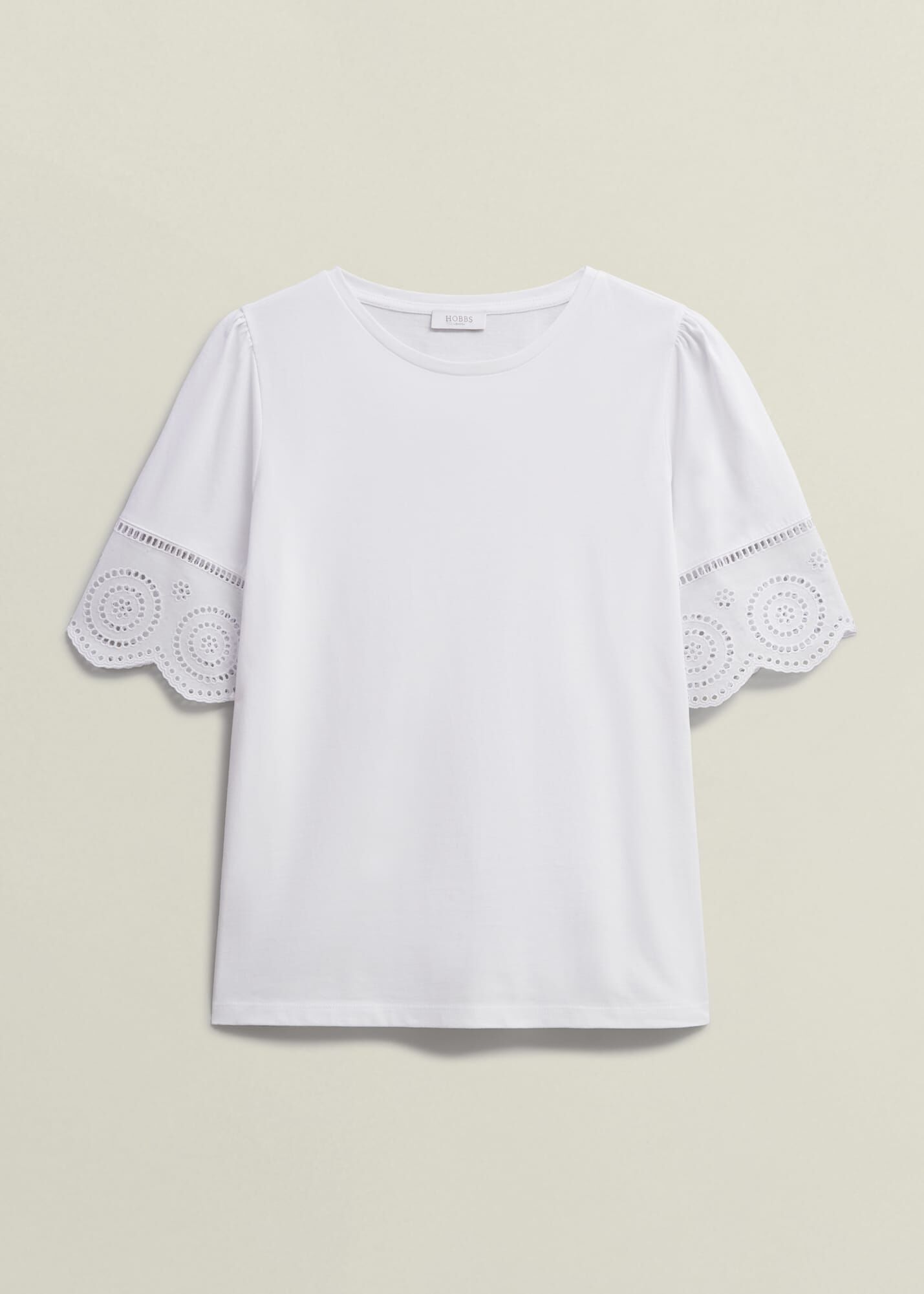 ホブズ HOBBS THEA BRODERIE TOP （WHITE） Buy Hobbs White Thea Broderie 100% Cotton Top from Next USA