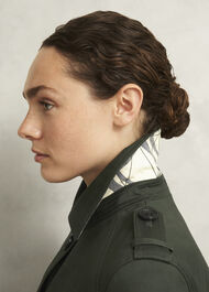 Petite Hallie Shower Resistant Trench Coat, Woodland Green, hi-res