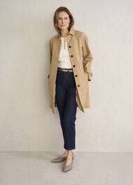 Nala Skinny Snake Printed Leather Belt, Snakeskin, hi-res