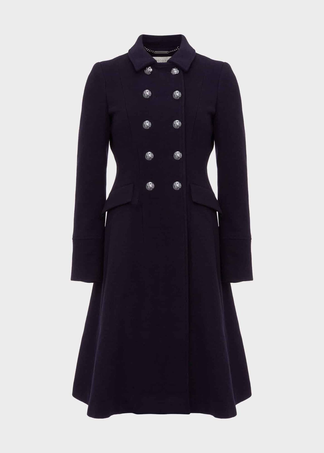 Clarisse Coat, Navy, hi-res
