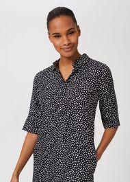 Marciella Dress, Navy Ivory, hi-res