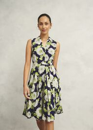 Bea Dress, Navy Multi, hi-res