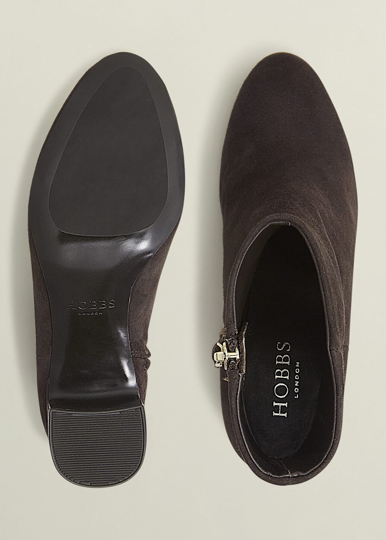Rochelle Suede Ankle Boots, Chocolate Brown, hi-res