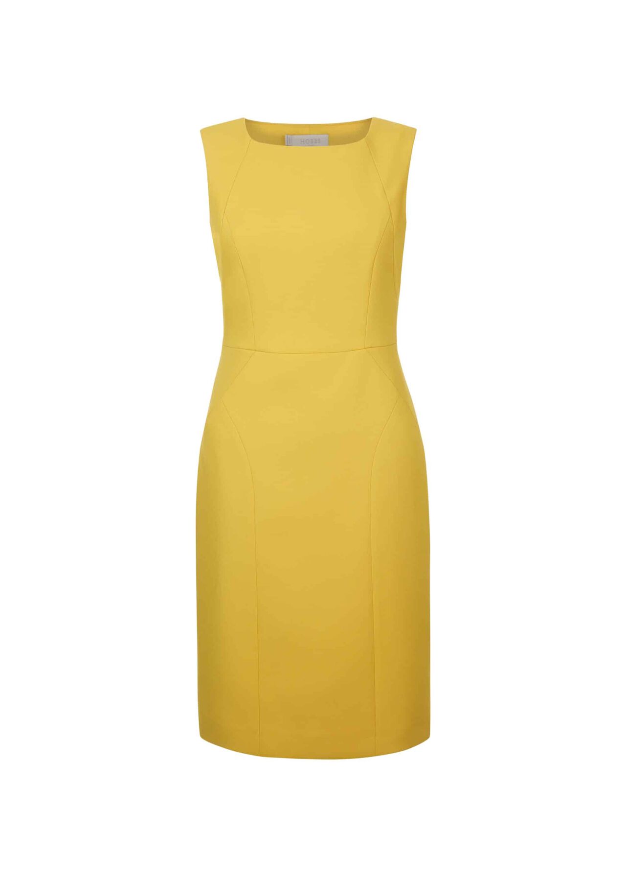 Harper Square Neck Dress Chartreuse