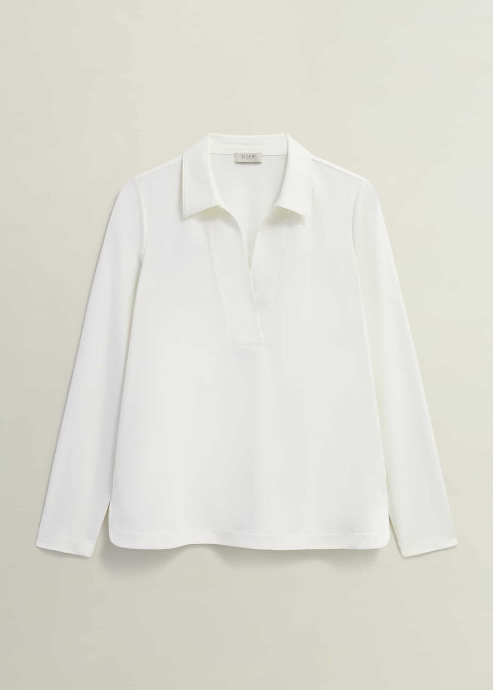 Gwen Collared Tunic Top, Hobbs Ivory, hi-res