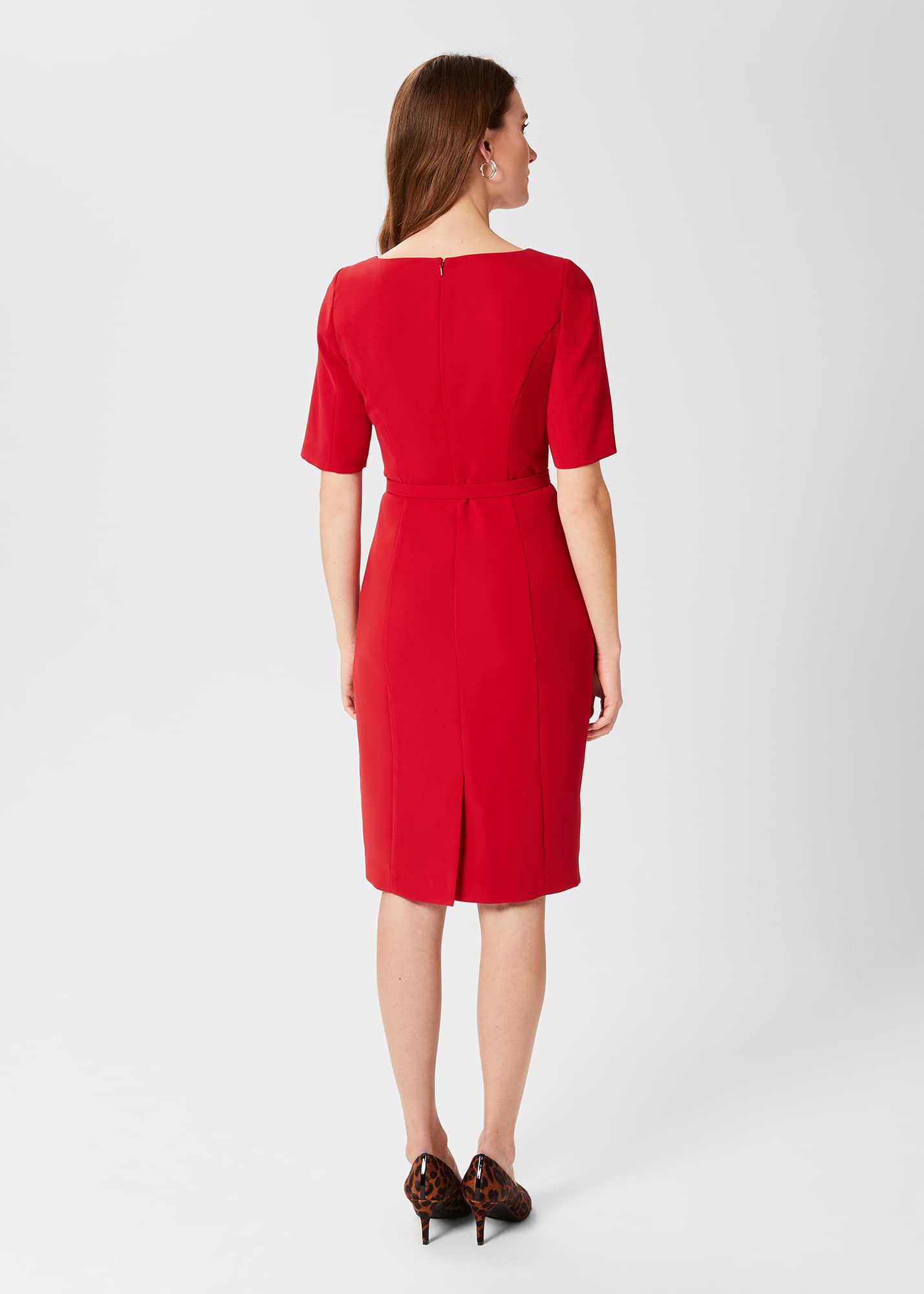 Hobbs red deals dress