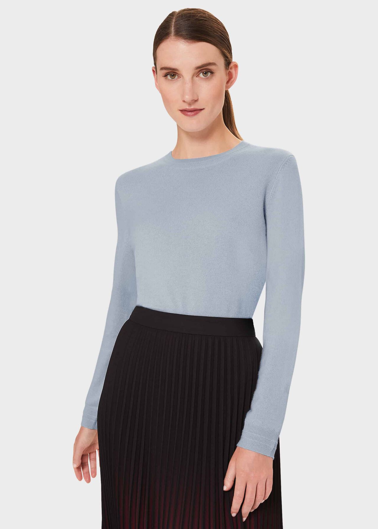 Maria Cashmere Crew Neck Jumper Hobbs The body fit design of this crew neck base layer allows full range of motion without any. maria cashmere crew neck jumper
