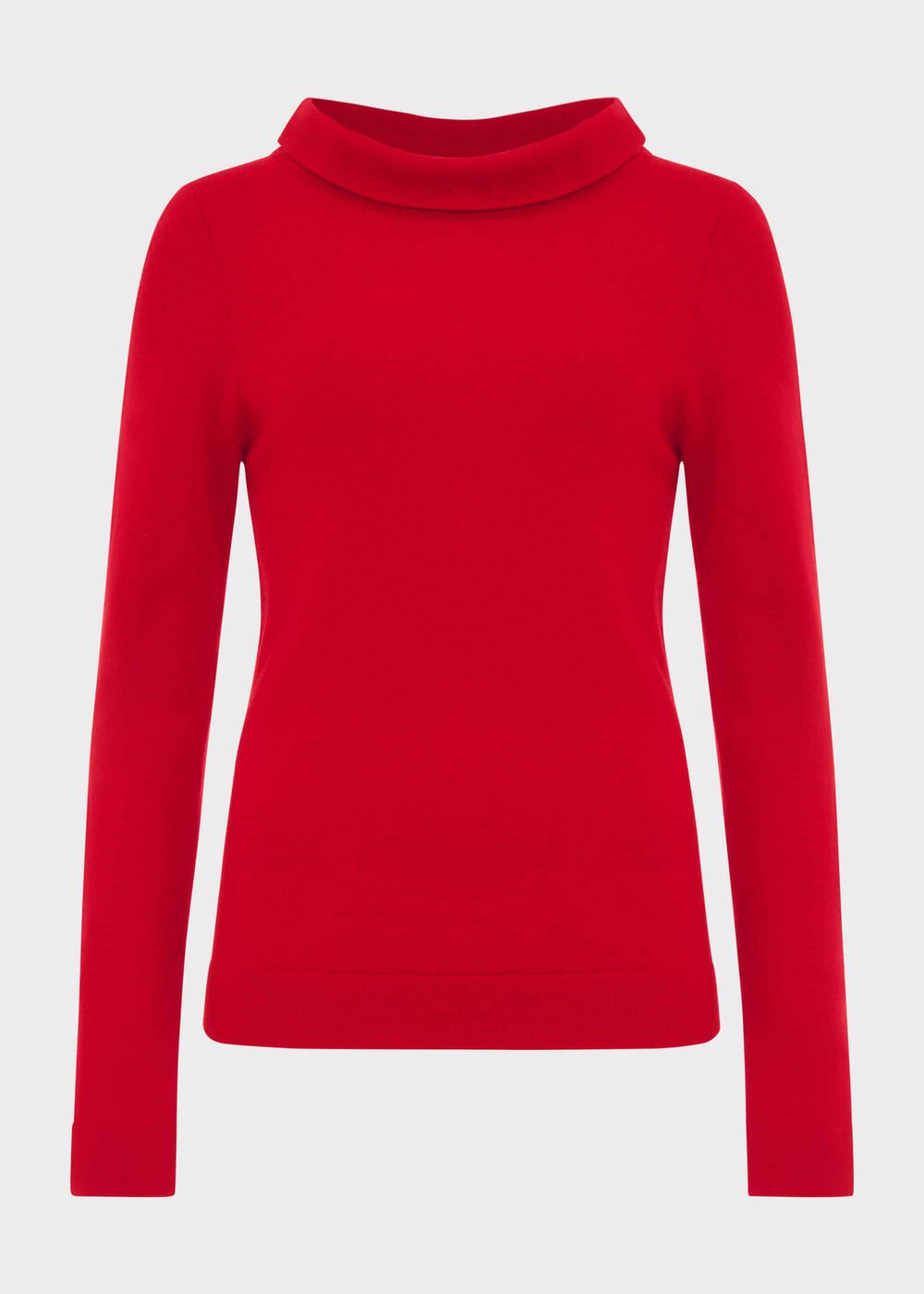 Audrey Wool Cashmere Jumper, Red, hi-res