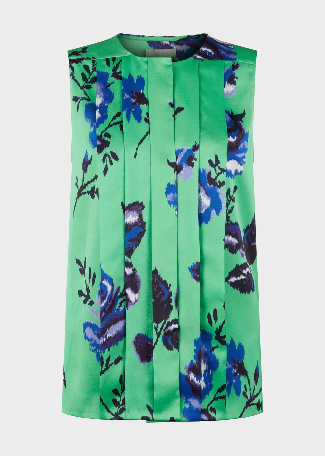 Miriam Floral Blouse Green Blue