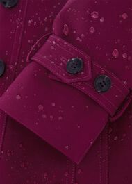 Saskia Shower Resistant Trench Coat, Warm Plum, hi-res