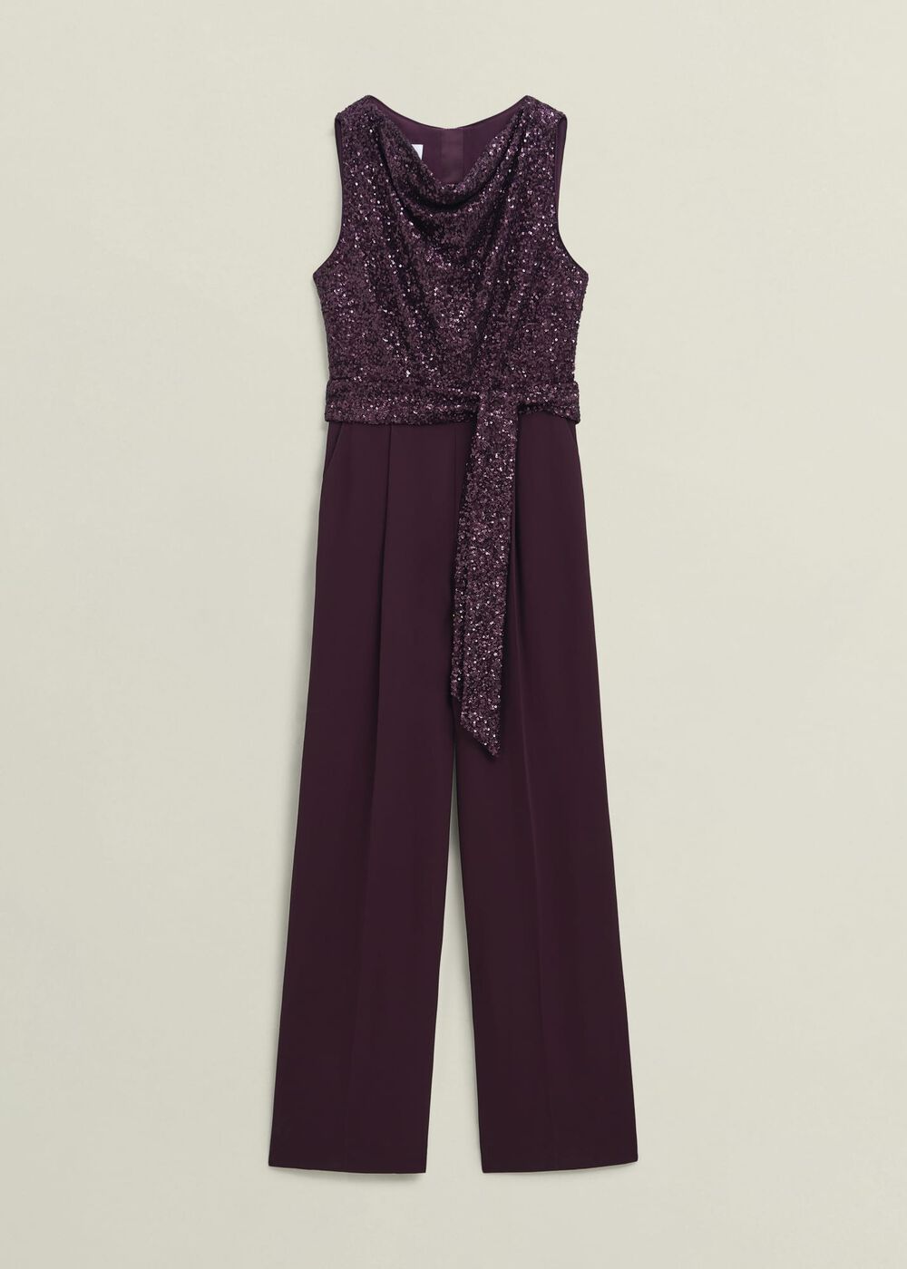 Petite Zuri Jumpsuit, Onyx Red, hi-res