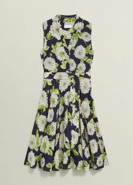Bea Dress, Navy Multi, hi-res