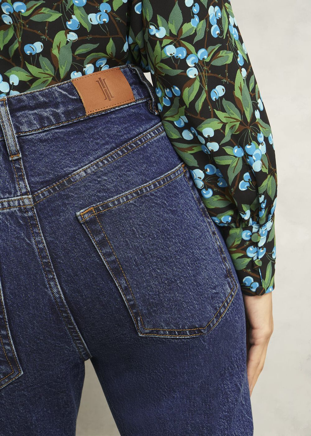 Foley Straight Jeans, Dark Mid Wash, hi-res