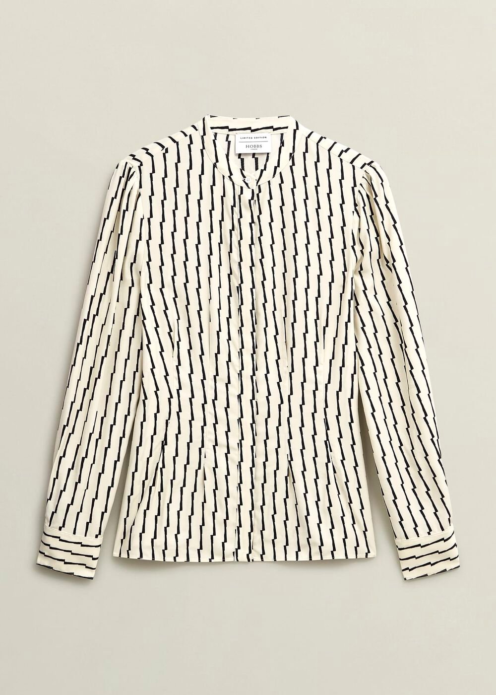 Anglesey Shirt, Buttercream Blk, hi-res