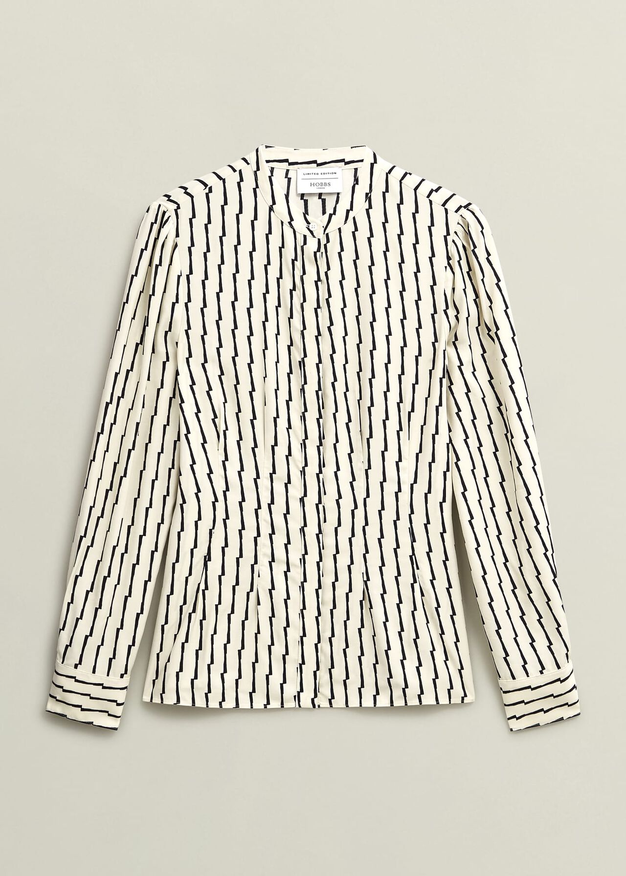 Anglesey Shirt, Buttercream Blk, hi-res