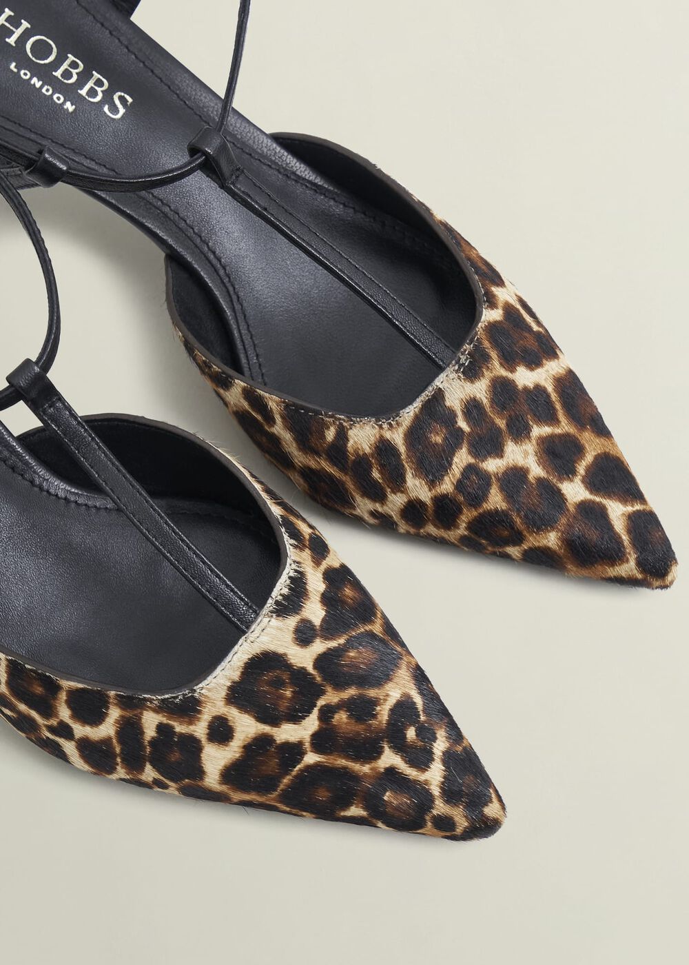 Maddison Leopard T Bar Courts, Leopard Black, hi-res