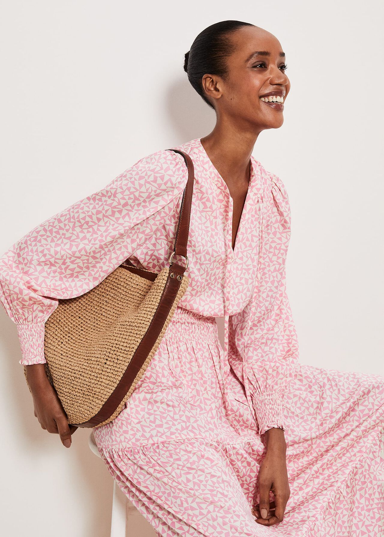 Fairfax Dress, Ivory Multi, hi-res