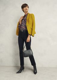 Elspeth Blouse, Navy Multi, hi-res