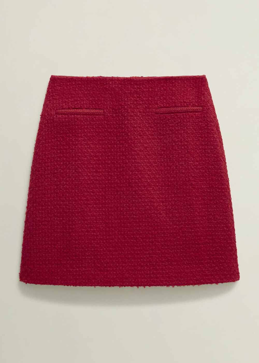 Rosa Skirt With Wool, Rowan Red, hi-res