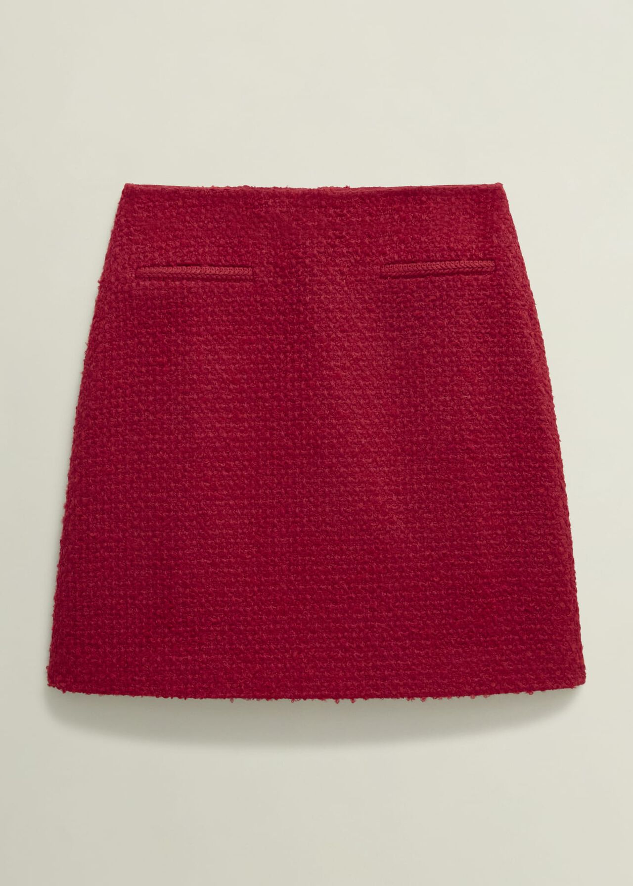 Rosa Skirt With Wool, Rowan Red, hi-res